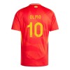 Maillot de Supporter Espagne Dani Olmo 10 Domicile Euro 2024 Pour Homme